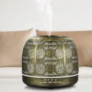 500ml Diffusers for Essential Oils, ARVIDSSON Ultrasonic Cool Mist Essential Oil Diffuser for Large Room, Iron Metal Aromatherapy Diffuser with Whisper-Quiet Operation & Auto Shut-Off Bronze 500ml - product information 12