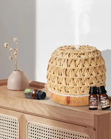 500ml Diffusers for Essential Oils, ARVIDSSON Ultrasonic Cool Mist Essential Oil Diffuser for Large Room, Iron Metal Aromatherapy Diffuser with Whisper-Quiet Operation & Auto Shut-Off Bronze 500ml - product information 5