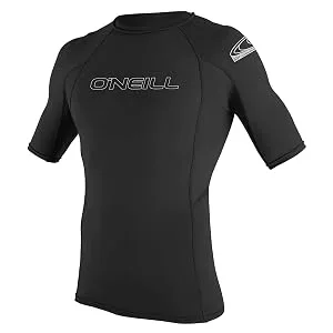 O'NEILL Men's Uv Protection Basic Skins S/S Crew Rash Vest XL Pacific - Rashguard