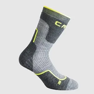CMP Unisex Children's Trekking Socks Made of Wool Socks 34-36 Asphalt Mel. - product information 2