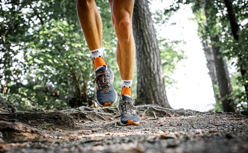 X-Socks Unisex Marathon Energy Socks 44 Black/Anthracite Print - product information 1