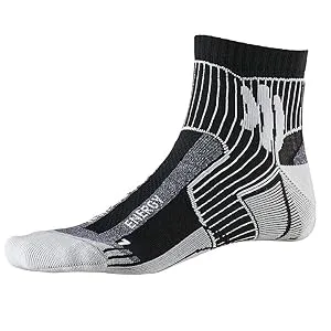 X-Socks Unisex Marathon Energy Socks 44 Black/Anthracite Print - product information 2