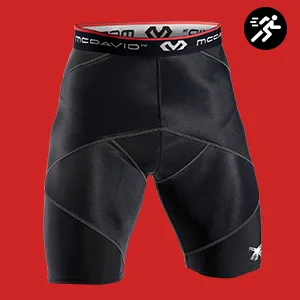 McDavid Men's Compression Shorts Compression Shorts Cross L Black - cross compression short mcdavid technologie