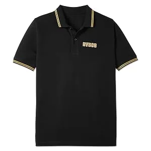 Borussia Dortmund BVB Jogging Pants Men M Long Black - BVB GOLD POLOSHIRT