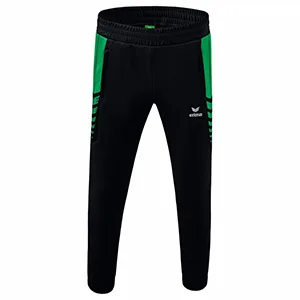 Erima Men's Training Pants Six Wings Functional XL Black/New Orange - ERIMA Six Wings Worker Hose