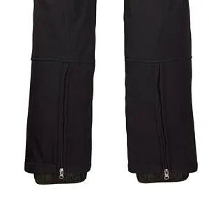 Killtec Men's Nilam Ski Pants / Softshell Pants with Removable Straps Edge Protection and Snow Guard L Black - Beinreißverschluß Schneefang