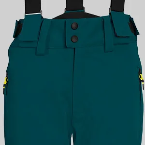 Killtec boys' ski pants/functional pants with bib edge protection and snow guard Ksw 148 Bys Ski Pnts 128 Black - Jungen Skihose