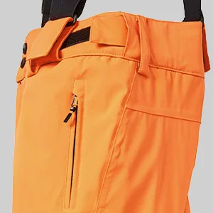 Killtec boys' ski pants/functional pants with bib edge protection and snow guard Ksw 148 Bys Ski Pnts 128 Black - Jungen Skihose