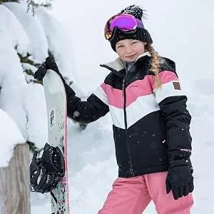 Protest Jackie girls ski pants S white - FW21 Mädchen Farbblockdesign