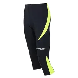 Airtracks Functional Run trousers Pro 3/4 Long - Functional Pants - Running Tight - Breathable - Compression - Quick -drying Largnend L Black -Neon - product information 5