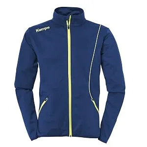 Kempa Unisex Curve Classic Jacket L deep blue/fluo yellow - product information 4