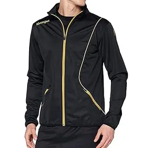 Kempa Unisex Curve Classic Jacket L deep blue/fluo yellow - product information 7