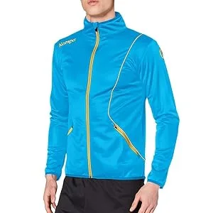 Kempa Unisex Curve Classic Jacket L deep blue/fluo yellow - product information 9