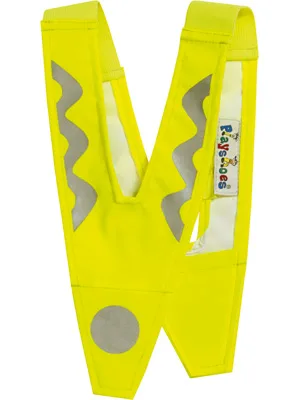 Playshoes Unisex Children's Reflective Collar M 43 - Neon Yellow - Sicherheits Reflektor; sicherheitskragen Kinder; Sicherheitsweste Kinder