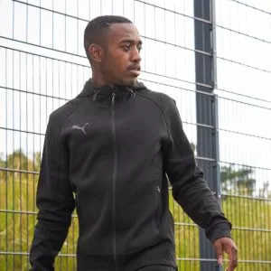 PUMA Men's Training Rain Jacket LIGA Training Rain Jacket Core Puma Black-puma white L Solid color - Pumapumapumapumapuma