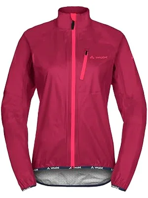 Vaude Women's Drop Jacket III |Light rain jacket - waterproof & feather light |Ceplex Active Technology |Breathable & compact stowable |Environmentally friendly with Eco Finish |Reflecting details 40 Bramble - product information 2