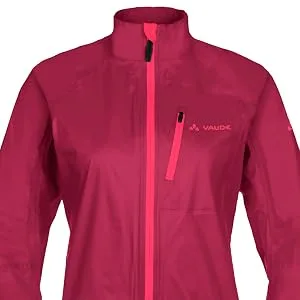 Vaude Women's Drop Jacket III |Light rain jacket - waterproof & feather light |Ceplex Active Technology |Breathable & compact stowable |Environmentally friendly with Eco Finish |Reflecting details 40 Bramble - product information 4