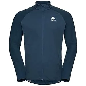 Odlo Men's Jacket Zeroweight Warm Hybrid Running Jacket XXL blue wing teal - rgae