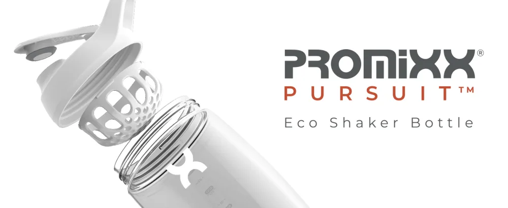 PROMiXX Shaker Bottle - Premium Protein Shaker Cup for Protein Mixes and Supplement Shakes - Easy Clean, Durable Cup (24oz, Arctic White) Arctic White 24oz - mixer cup vortex blender shaker bottle usb protein bpa free electric pre workout self stirring drink