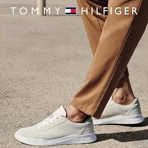 Tommy Hilfiger Women's Sneaker Trainer Socks (2 Pack) 39-42 White - tommy