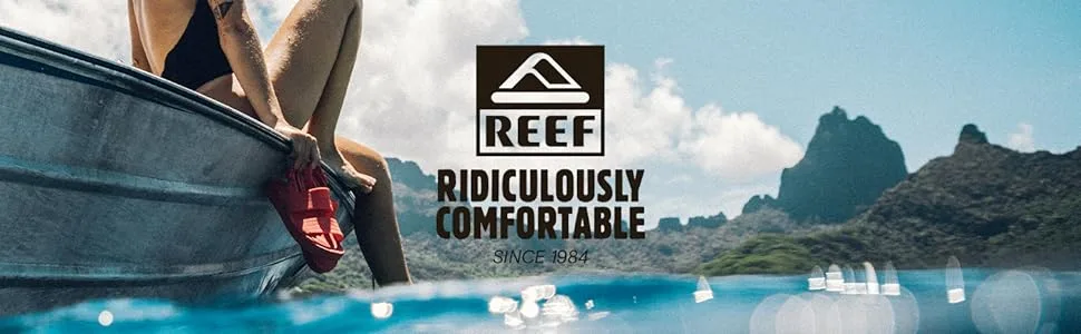 Reef Men's One Slide Slide Sandals 44 EU Grey Tan - product information 1