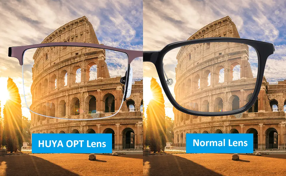 HUYAOPT 3-Pack Blue Light Blocking Reading Glasses Men Women Spring Hinge Computer Reading Glasses Metal Frame (Mixed Color, 1.0) Mixed Color 3pcs 1.0 x - Blue Light Blocking Metal Frame Reading Glasses