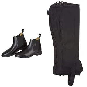 Kerbl Cavalliero riding boot Classic ankle boots smooth leather unisex 35-45 black 38 EU plain - product information 3