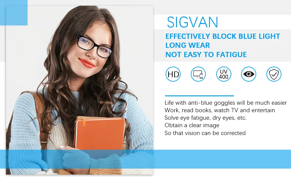 SIGVAN Reading Glasses 5 Packs Blue Light Blocking Eyeglasses Quality Spring Hinge Colorful Computer Readers for Women Men 5 Mix-2 2.0 x - Reading Glasses Women 1.75 175