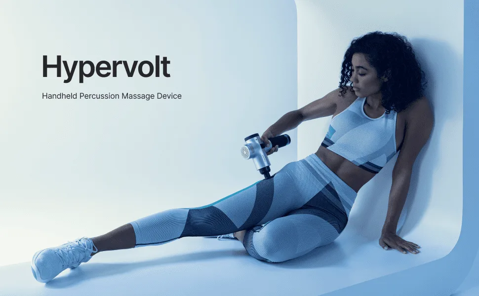 Hypervolt Bluetooth, Featuring Quiet Glide Technology - Handheld Percussion Massage Gun | 3 Speeds, 5 Interchangeable Heads | Helps Relieve Sore Muscles and Stiffness (Hypervolt Bluetooth w/ Carrying Case) - Hypervolt Bluetooth with Carrying Case