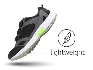 Lico Marvin Men's Running Shoes 49 EU Anthracite Black Lemon - Lico Marvin