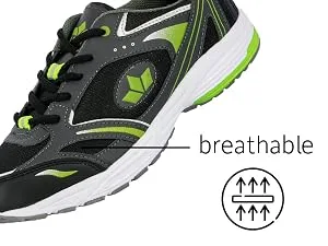 Lico Marvin Men's Running Shoes 49 EU Anthracite Black Lemon - Lico Marvin