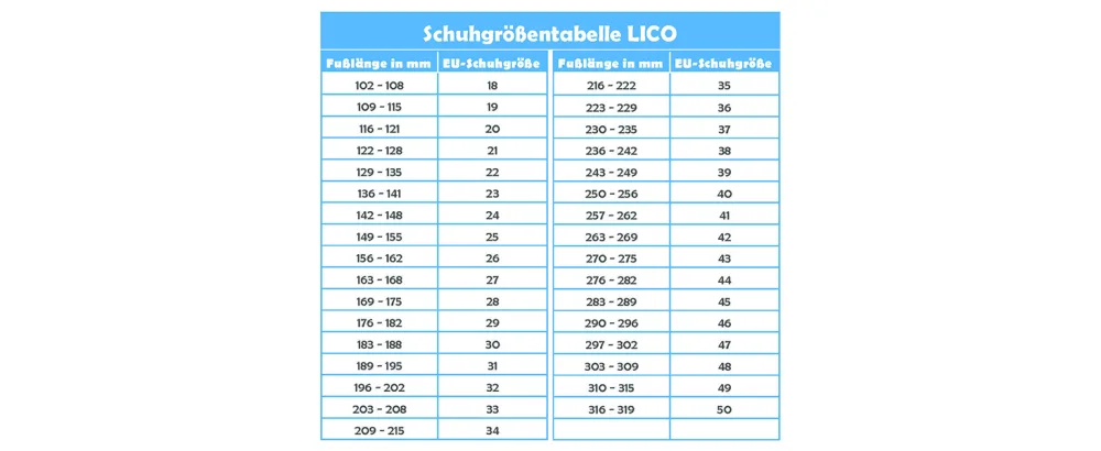 Lico Unisex Kids Barney Vs Sneaker 37 EU Blue Black Lemon - Tabelle