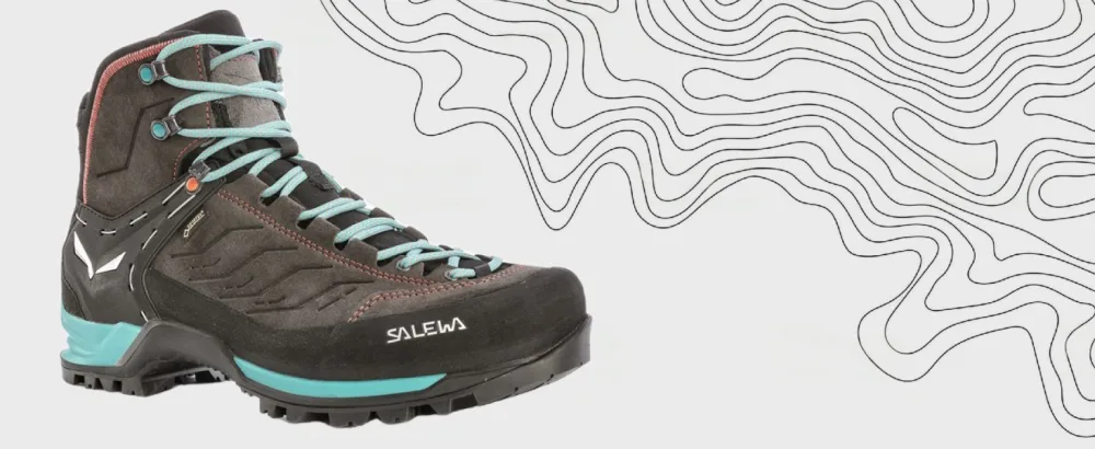 Salewa MTN Trainer MID GTX Boot 8550 atlantic deep/ombre blue 41 EU Magnet Viridian Green - mtn trainer