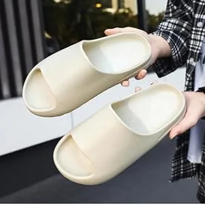 FlyHigh Cloud-Slides women's and men's flip-flops - super soft slippers non-slip & quick-drying 40/41 EU beige - product information 3