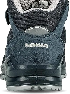 LOWA boots medium MADDOX GTX MID JUNIOR 37 EU steel blue light grey - Lowa Kinder wanderschuhe Trekkingschuhe Bergschuhe Trekking Winter Winterschuhe Kinder