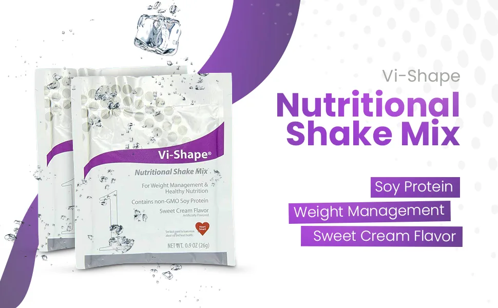 ViSalus Vi-Shape Nutritional Shake Mix Travel Packets (15 Count) | Sweet Cream Flavor 15 Travel Packets - Nutritional Shake Mix Travel Packets