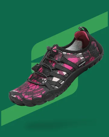 SAGUARO Unisex Barefoot Bathing Shoes Water Shoes Quick Drying Thick Sole Non-Slip Breathable SIZE 36-48 40 EU Black - product information 14
