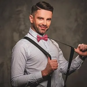GENTS ONLY Men's Braces X-Form 01745 One Size 01 Black - Gents Only