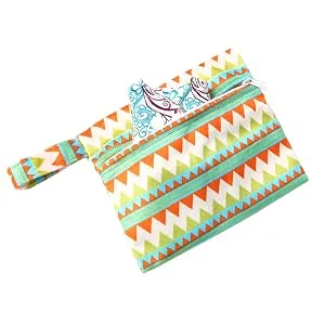 Asenappy 4 PCs Cloth Sanitary Pads Reusable X Large Cloth Menstrual Pads for Heavy Flow Night Use + Wet Bag Multicolor B - product information 6