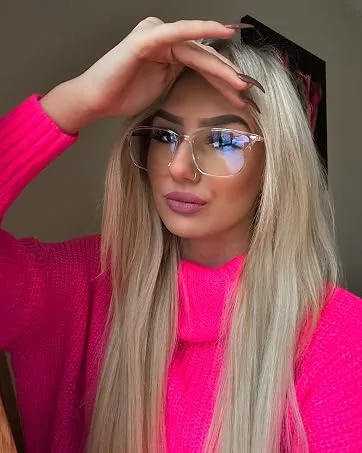 Cyxus 2022 New Square Thin Frame Computer Blue Light Blocking Glasses for Women and Men Anti Eye Strain Fashion Eyeglasses Clear 01-clear 8208 - glasses for computer eye strain women