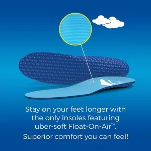 Dr. Scholl's Float-On-Air Insoles for Men, Shoe Inserts That Relieve Tired, Achy Feet with All Day Comfort, , Men's 8-14 - product information 3