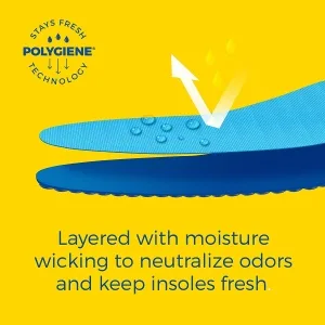 Dr. Scholl's Float-On-Air Insoles for Men, Shoe Inserts That Relieve Tired, Achy Feet with All Day Comfort, , Men's 8-14 - product information 5