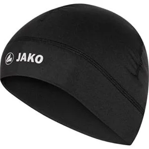 JAKO Unisex Functional Hat Run Black One Size Bundle with Kids Fleece Hat - product information 1