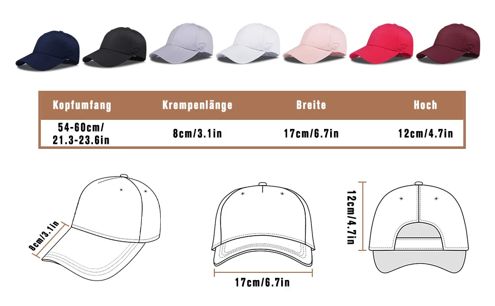 Hasagei baseball cap ladies ponytail baseball cap adjustable baseball cap outdoor hat cotton retro hat baseball cap - HASAGEI Baseball Cap