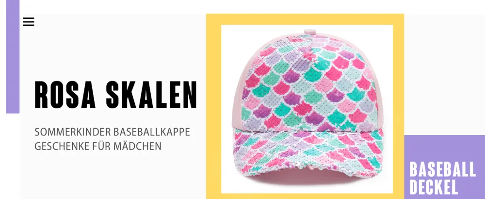 WAWSAM Girls Baseball Cap Adjustable Kids Snapback Trucker Cap Cotton Girls Baseball Cap Sun Hat 3-8 Years Pink - basecap mädchen 10 jahre