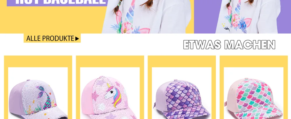 WAWSAM Girls Baseball Cap Adjustable Kids Snapback Trucker Cap Cotton Girls Baseball Cap Sun Hat 3-8 Years Pink - basecap mädchen