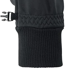 Ziener Adults IDEALIST GWS Leisure/Functional/Outdoor Gloves | Breathable Windproof Soft-Shell Black 9 Black - Strickbündchen