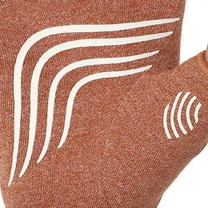 Duerer arthritis compression gloves with straps women men for RSI carpal tunnel rheumatism tendonal inflammation hand pain hand support fingerless gloves for computer brown m - duerer