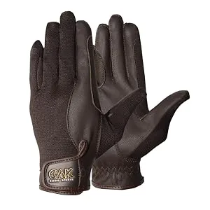 AK Summer riding gloves made of soft leather with breathable mesh Solar Tech Black Brown XL - Reithandschuhe