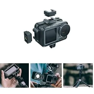 Hensych for PGYTECH Camera Cage for OSMO Action Metal Cage Protective Shell Housing Case Cover Frame for OSMO Action Camera - product information 2